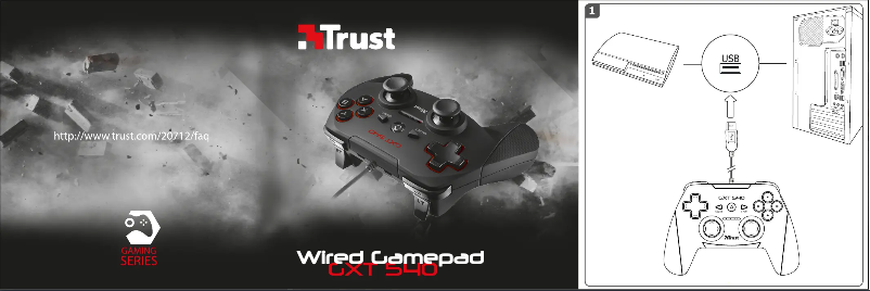 Página nº 1 - Manual de usuario Trust Yula GXT 540