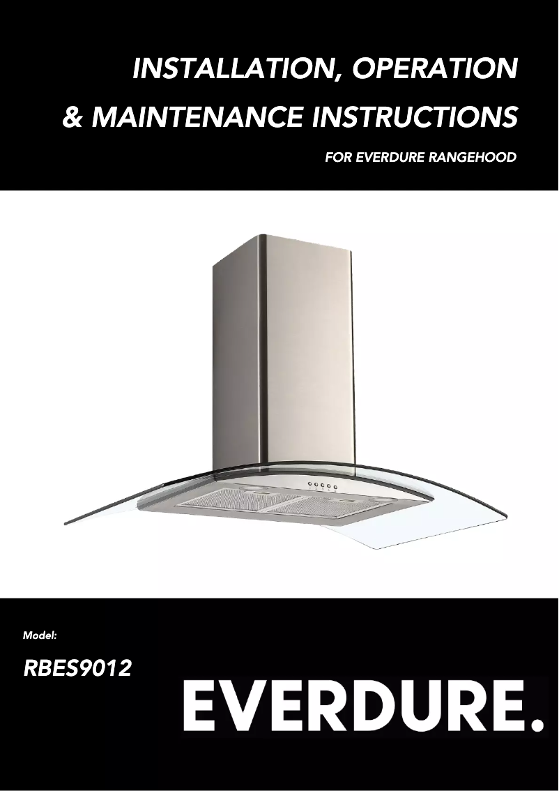 Imagen de la primera página del manual del dispositivo RBES9012