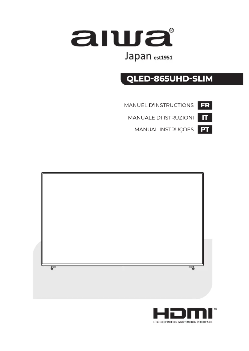 Imagen de la primera página del manual del dispositivo QLED-865UHD-SLIM
