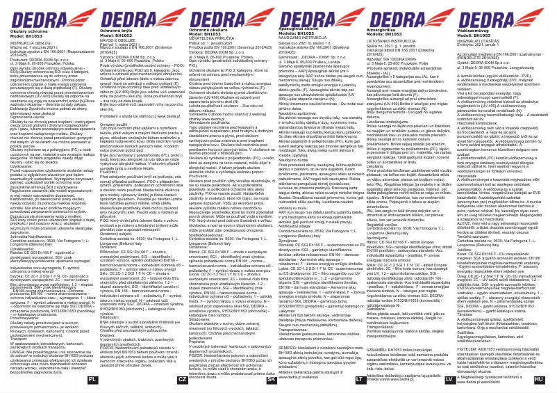 Página 1 del manual Manual de usuario DEDRA BH1053