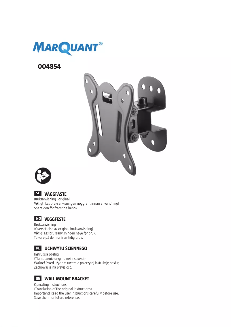 Imagen de la primera página del manual del dispositivo 004-854