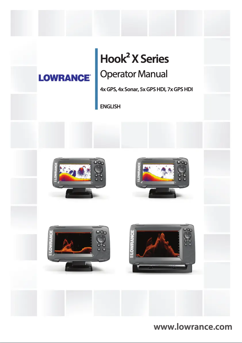 Página 1 del manual Manual de usuario Lowrance Hook2 4x GPS