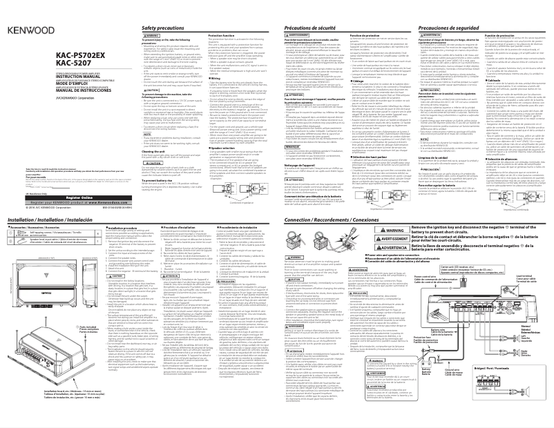 Imagen de la primera página del manual del dispositivo P-W1221