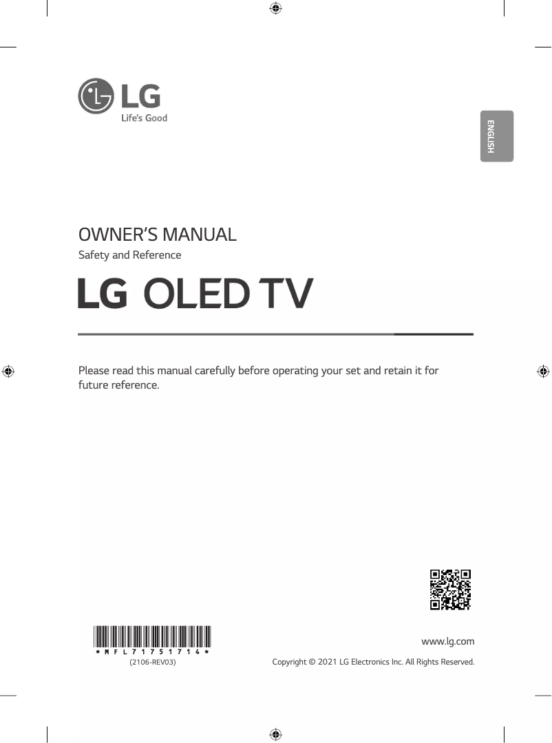 Página nº 1 - Manual de usuario LG OLED77C1PVA