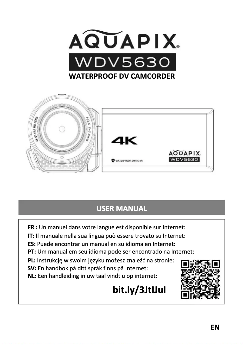 Página nº 1 - Manual de usuario Easypix Aquapix WDV5630