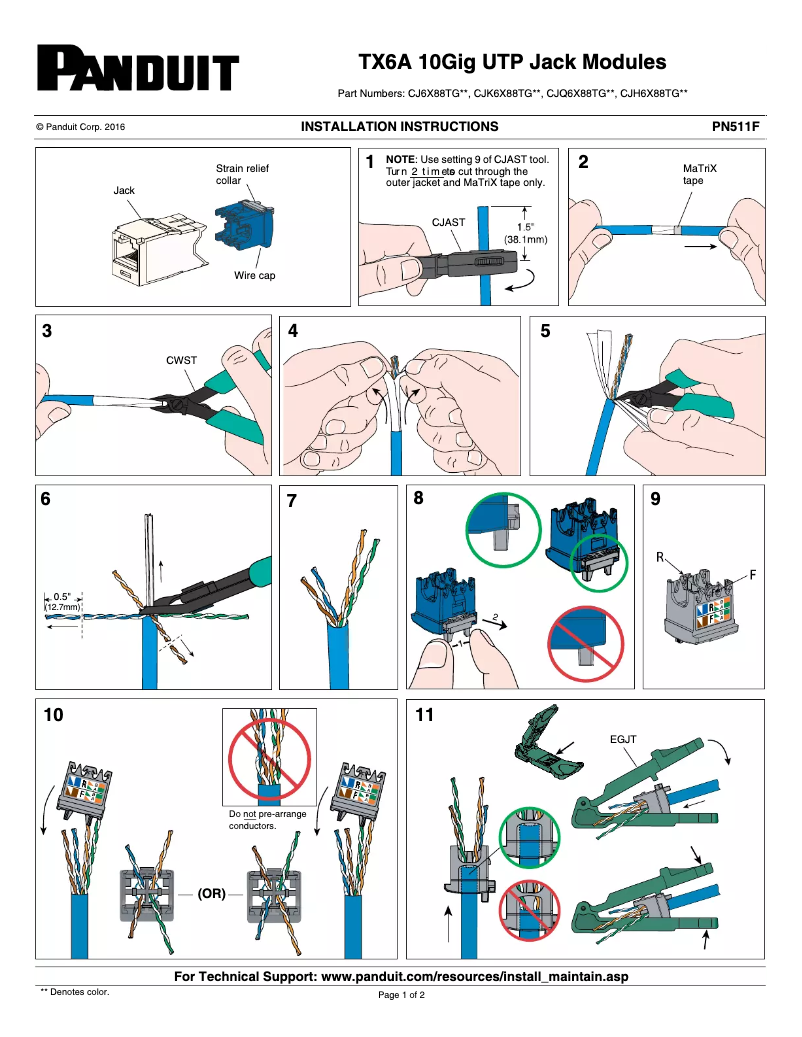 Imagen de la primera página del manual del dispositivo CJD6X88TGYL