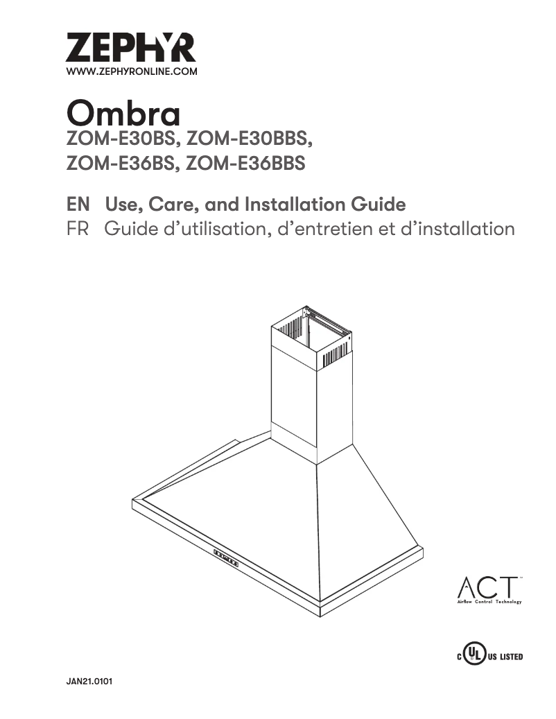 Imagen de la primera página del manual del dispositivo ZOM-E30BBS
