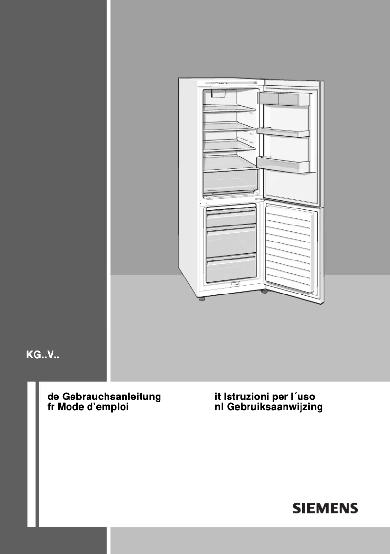 Imagen de la primera página del manual del dispositivo KG33VVI30S