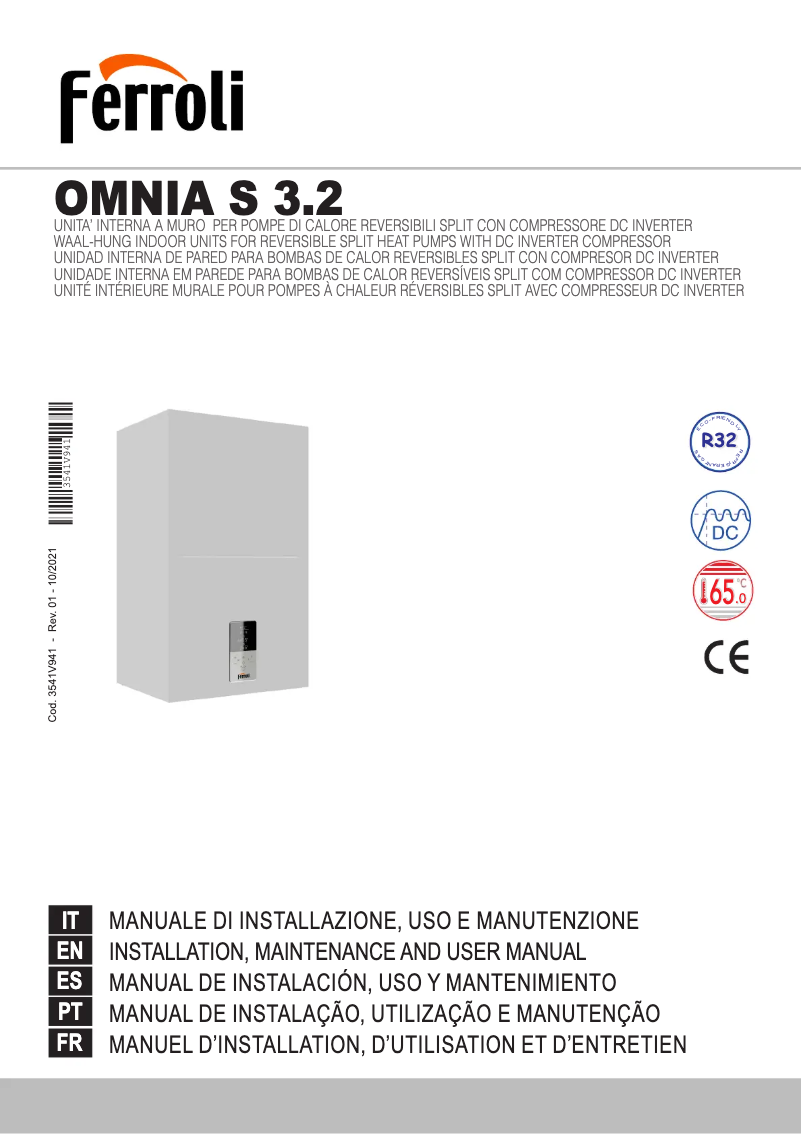 Imagen de la primera página del manual del dispositivo Omnia S 3.2