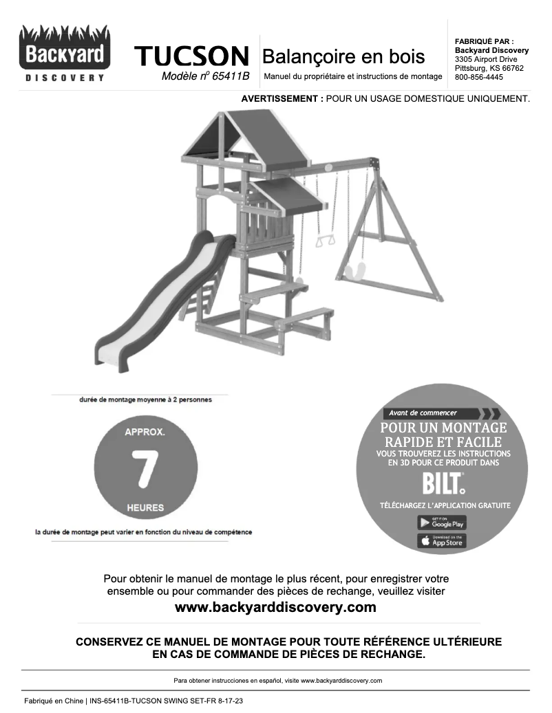 Imagen de la primera página del manual del dispositivo Tucson
