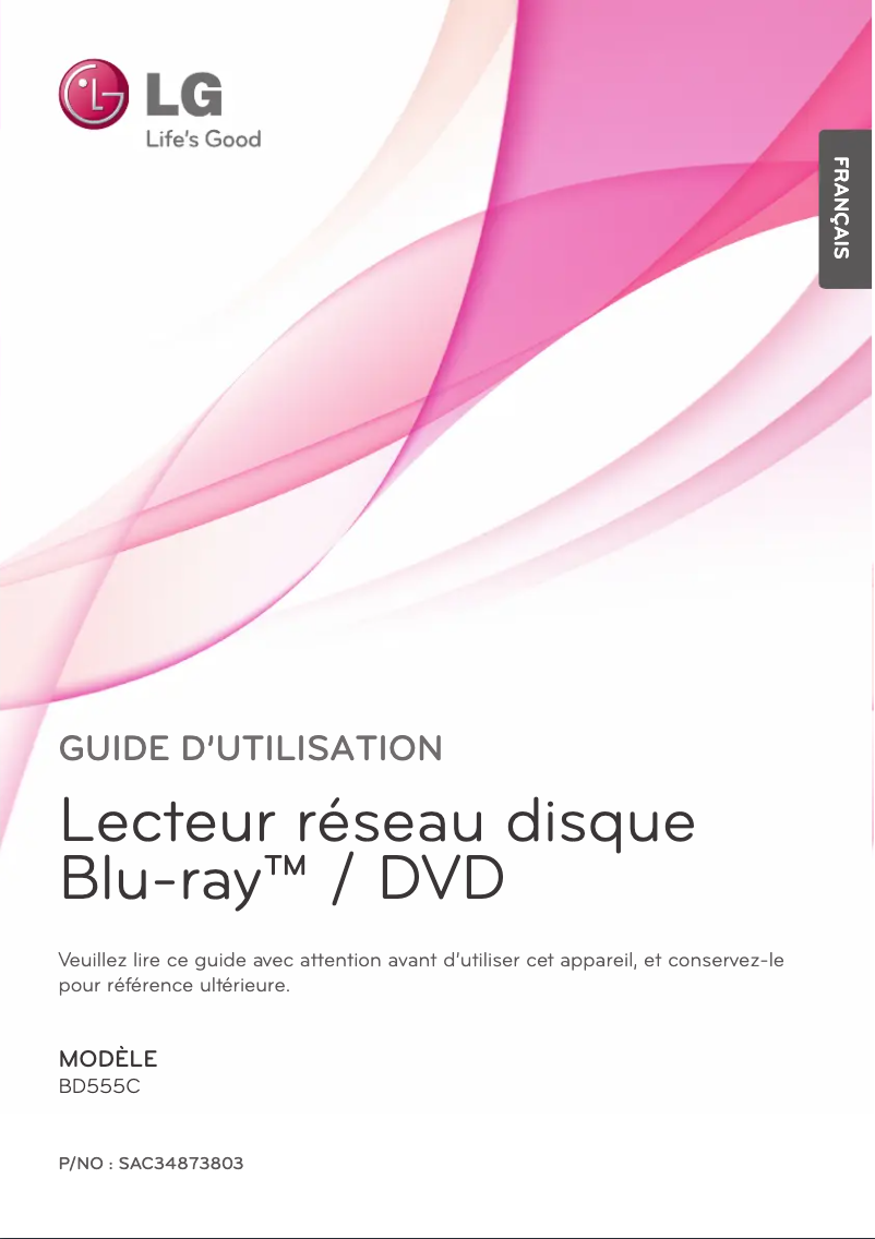 Página nº 1 - Manual de usuario LG BD555C