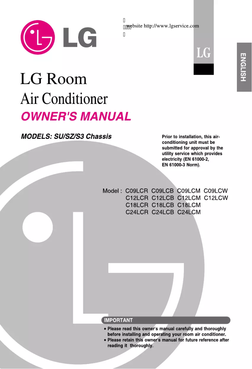 Página 1 del manual Manual de usuario LG HSUC096ZRL0