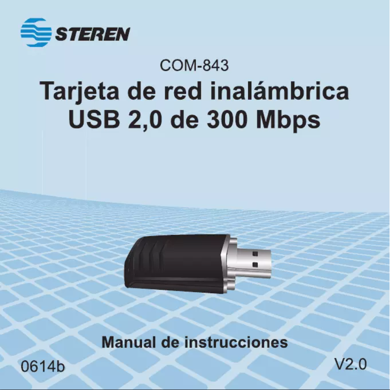 Imagen de la primera página del manual del dispositivo COM-843