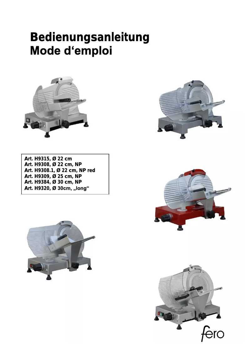 Imagen de la primera página del manual del dispositivo H9320
