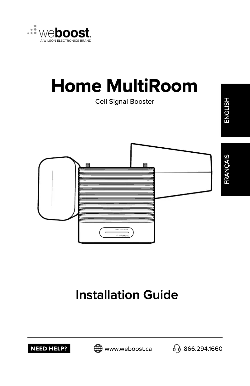 Página nº 1 - Manual de usuario Wilson weBoost Home MultiRoom