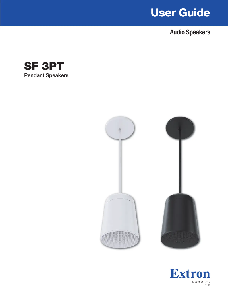 Página 1 del manual Manual de usuario Extron SF 3PT