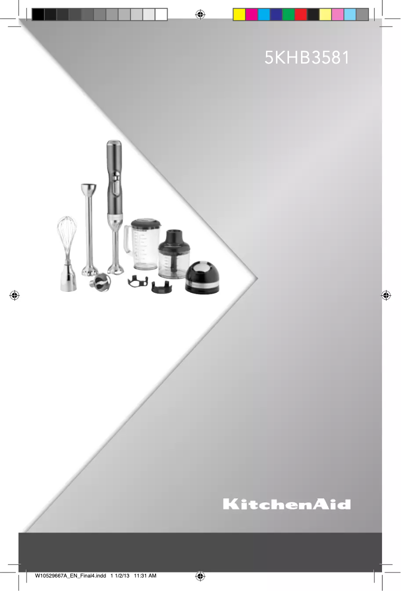 Imagen de la primera página del manual del dispositivo 5KHB3581