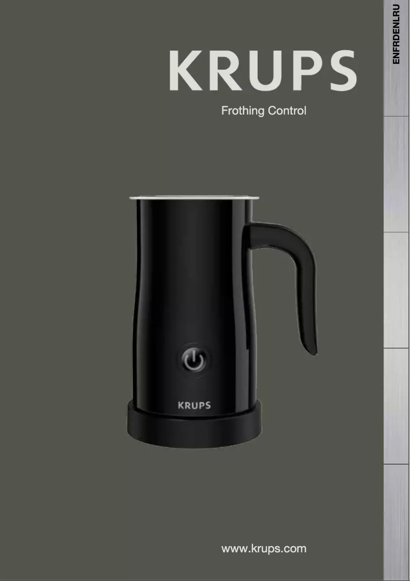 Imagen de la primera página del manual del dispositivo Frotter Control XL1008