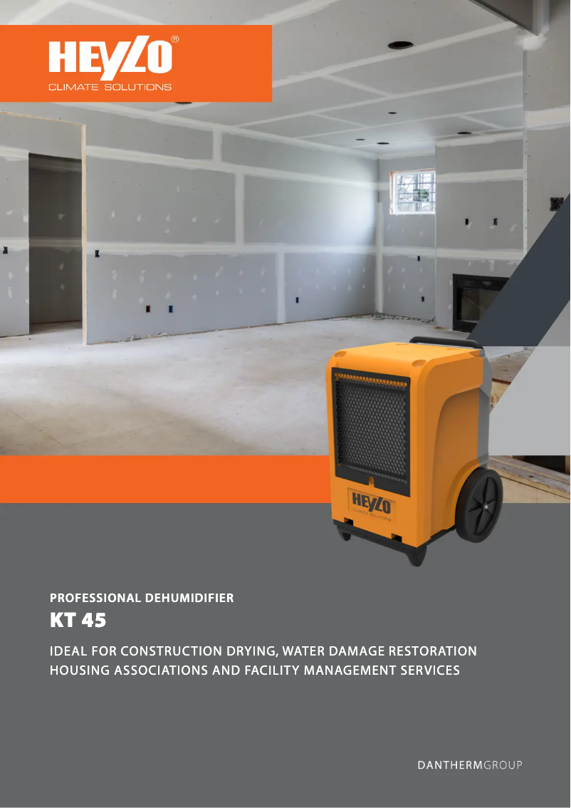 Imagen de la primera página del manual del dispositivo KT 45