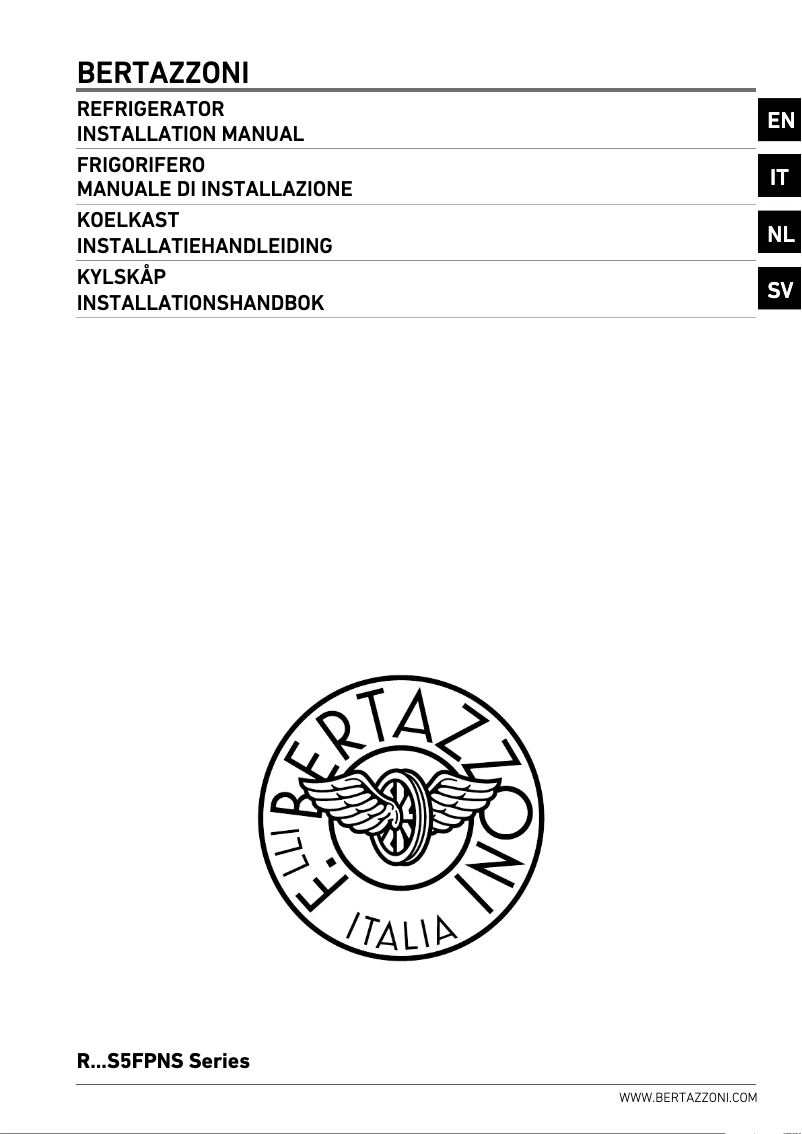 Página 1 del manual Manual de usuario Bertazzoni RFD90S5FPNS