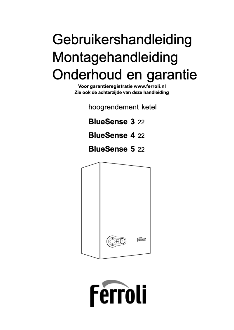 Imagen de la primera página del manual del dispositivo BlueSense 4