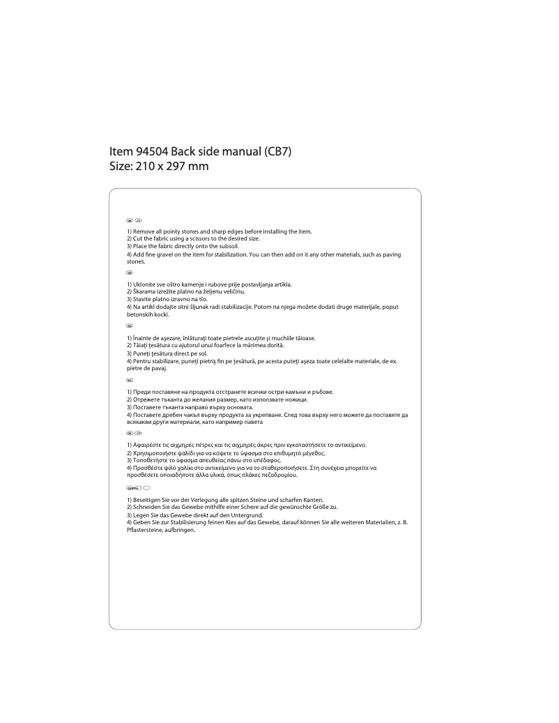 Imagen de la primera página del manual del dispositivo IAN 291756