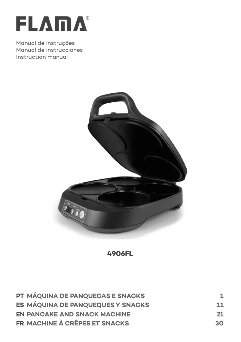 Imagen de la primera página del manual del dispositivo 4906FL