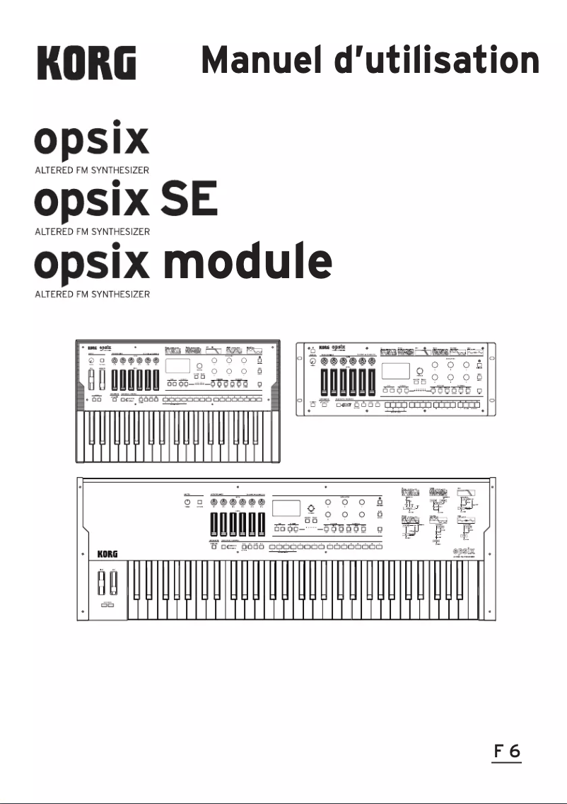 Imagen de la primera página del manual del dispositivo Opsix