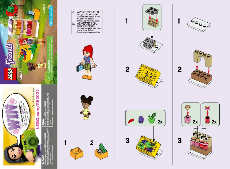 Página 1 del manual Manual de usuario Lego Friends 30416