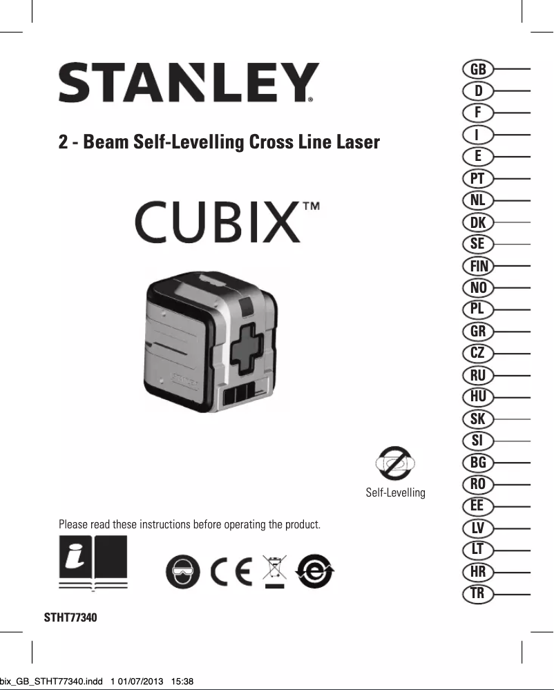 Imagen de la primera página del manual del dispositivo Cubix