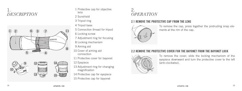 Imagen de la primera página del manual del dispositivo ATS-65