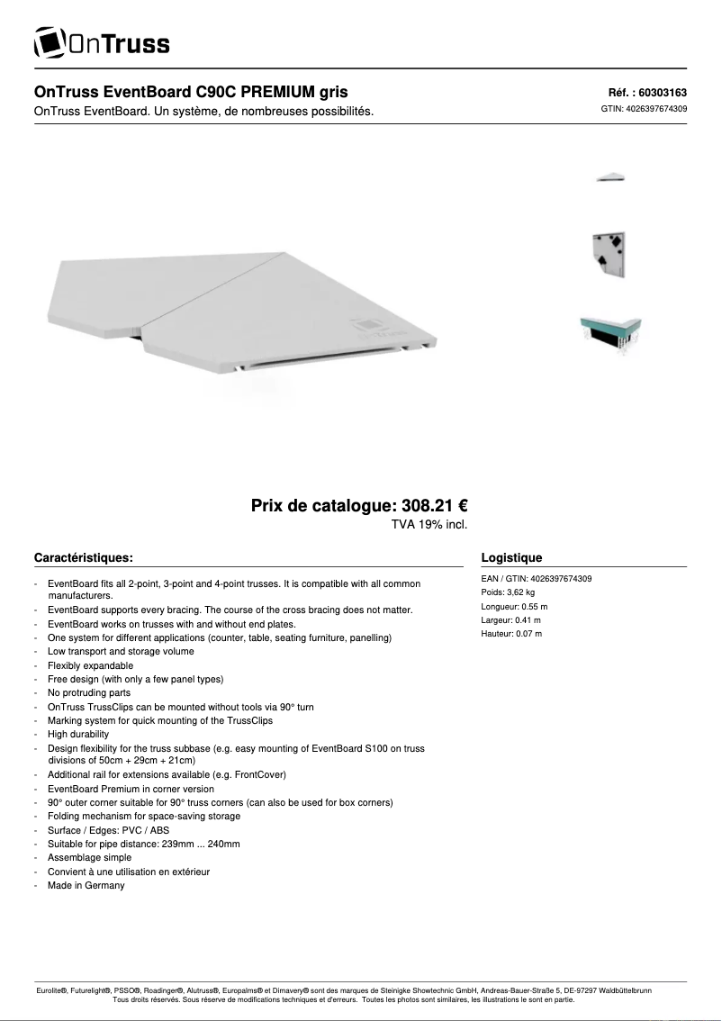 Imagen de la primera página del manual del dispositivo EventBoard C90C PREMIUM