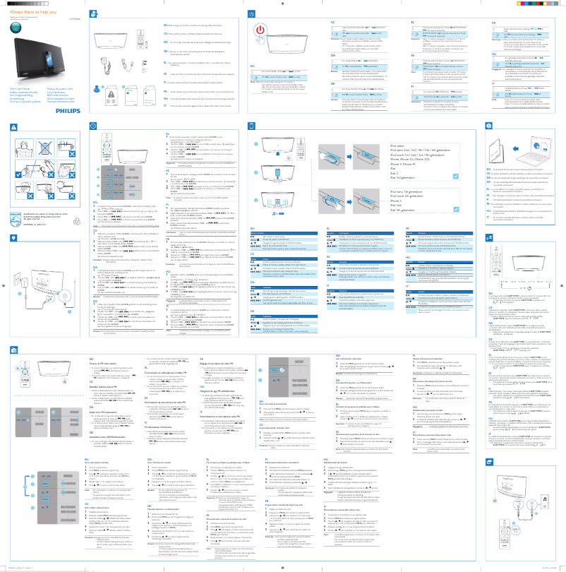 Imagen de la primera página del manual del dispositivo DCM2260