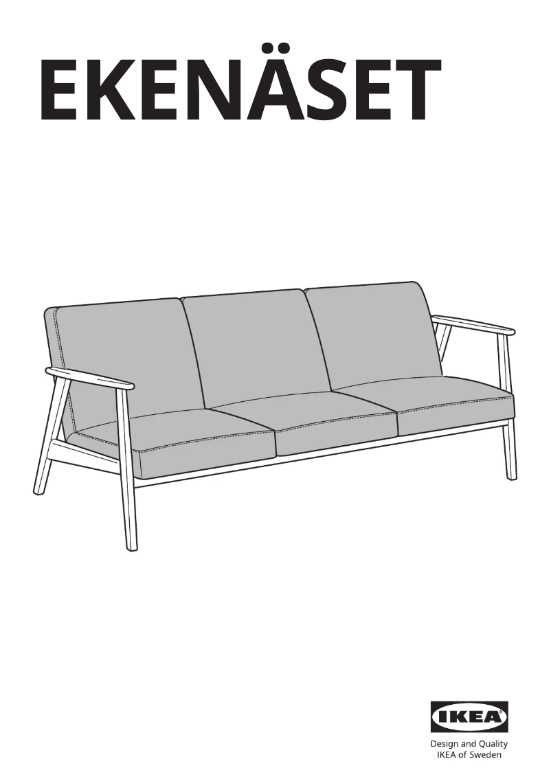 Página 1 del manual Manual de usuario Ikea EKENÄSET 705.335.23