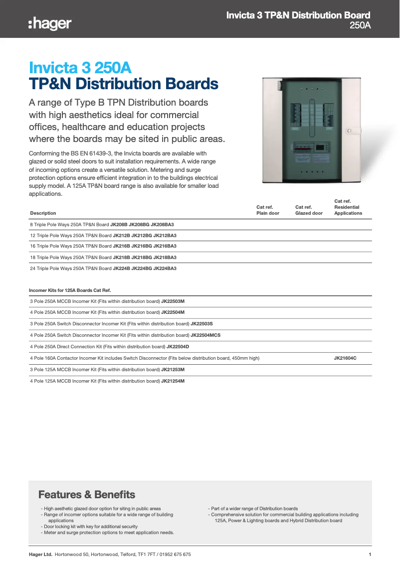 Imagen de la primera página del manual del dispositivo JK22504MCS