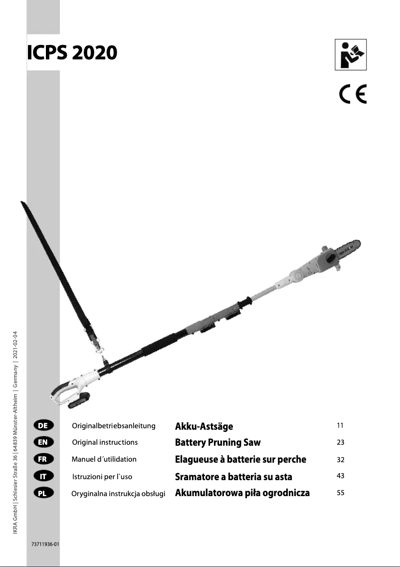 Página 1 del manual Manual de usuario IKRA ICPS 2020