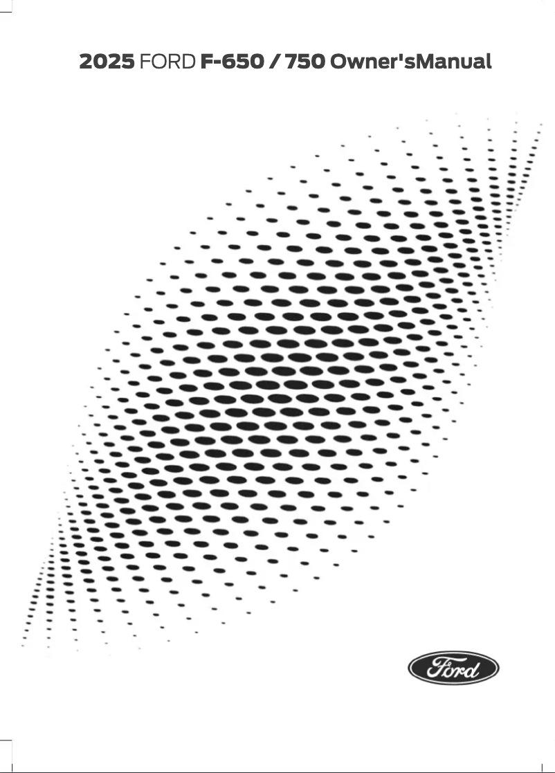 Página 1 del manual Manual de usuario Ford F-650 (2025)
