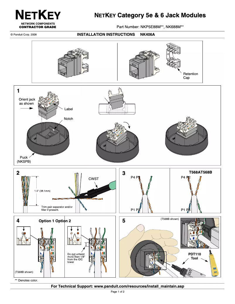 Imagen de la primera página del manual del dispositivo NK688MYL