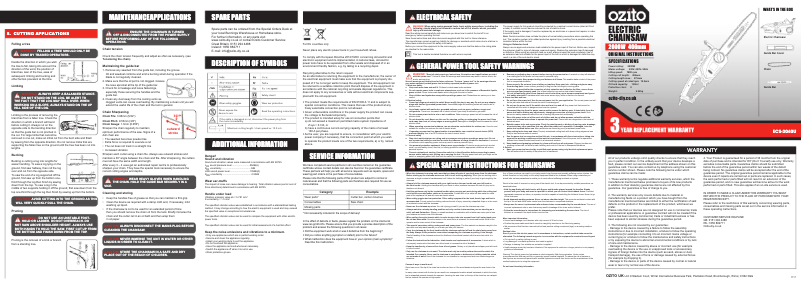 Imagen de la primera página del manual del dispositivo ECS-2040U