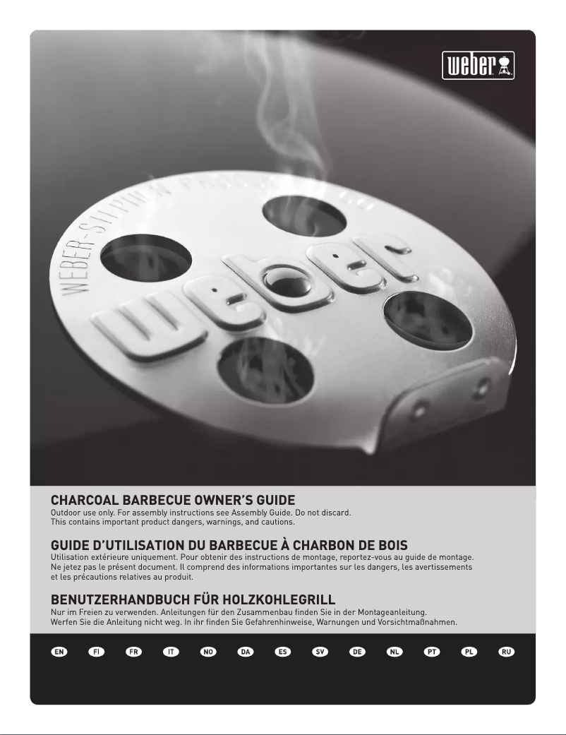 Página 1 del manual Manual de usuario Weber One-Touch Original