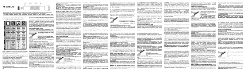 Página 1 del manual Manual de usuario Maglite ML300LX