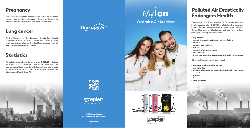 Imagen de la primera página del manual del dispositivo MY IONZ Pro ION-03