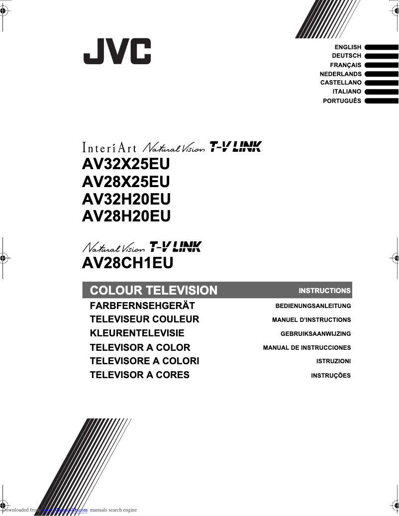 Imagen de la primera página del manual del dispositivo AV28CH1EU