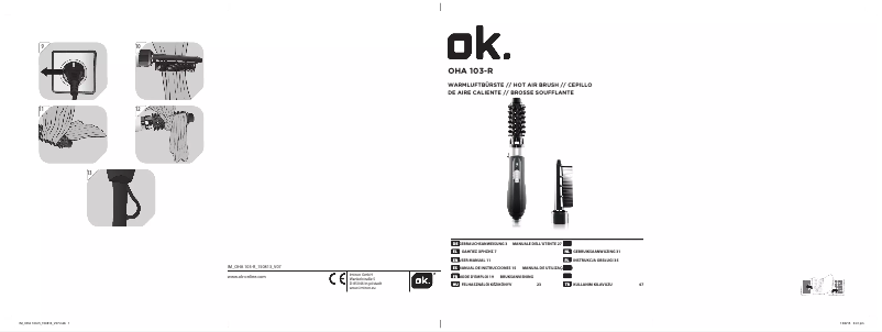 Página 1 del manual Manual de usuario OK OHA 103-R