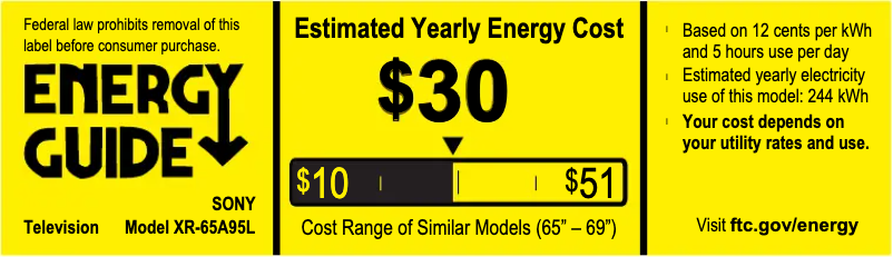 Imagen de la primera página del manual del dispositivo XR-65A95L
