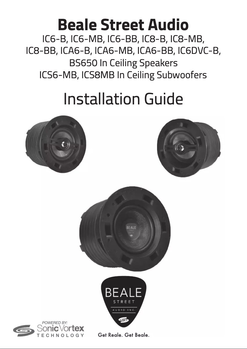 Página nº 1 - Manual de usuario Beale IC8-BB