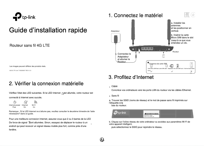 Página nº 1 - Manual de usuario TP-Link Archer MR600