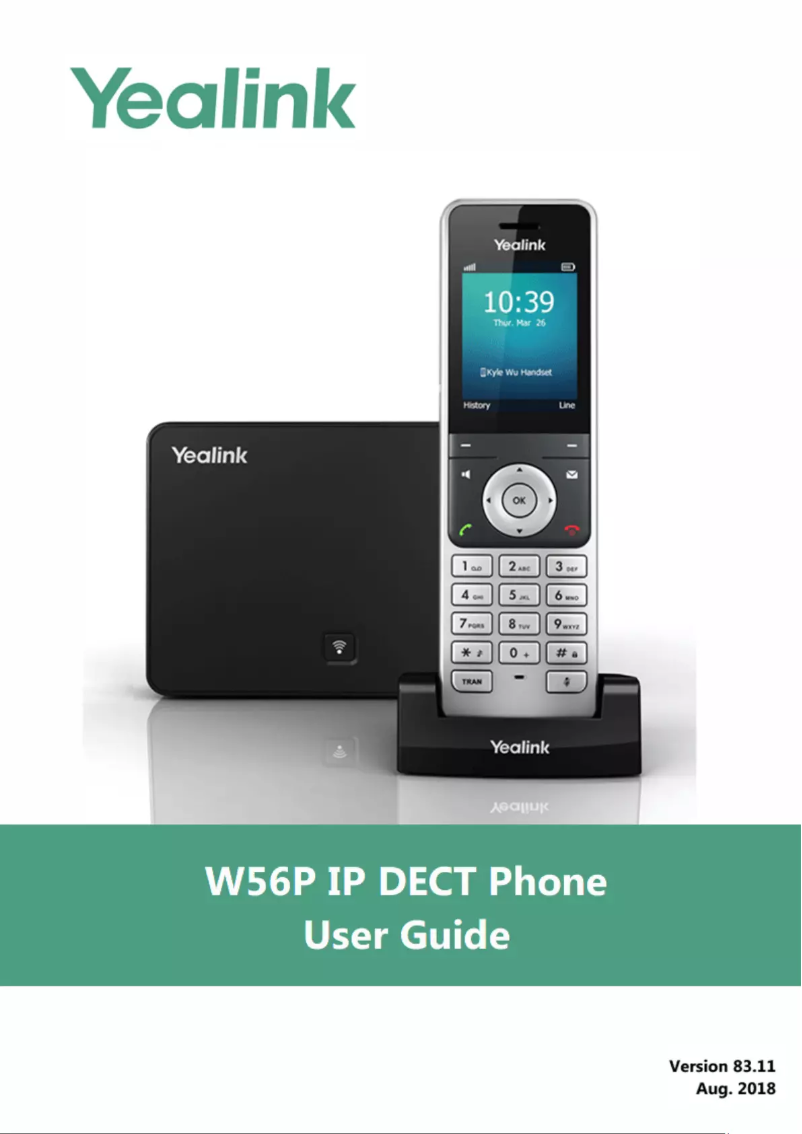 Imagen de la primera página del manual del dispositivo W56P