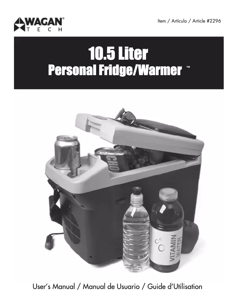 Imagen de la primera página del manual del dispositivo 2296