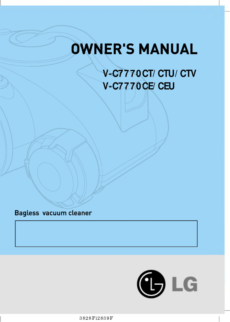 Página 1 del manual Manual de usuario LG VTC7770CEU